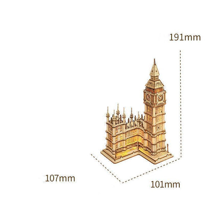 London Building Assembly Ornaments Diy - HEPSIBAH SHOP