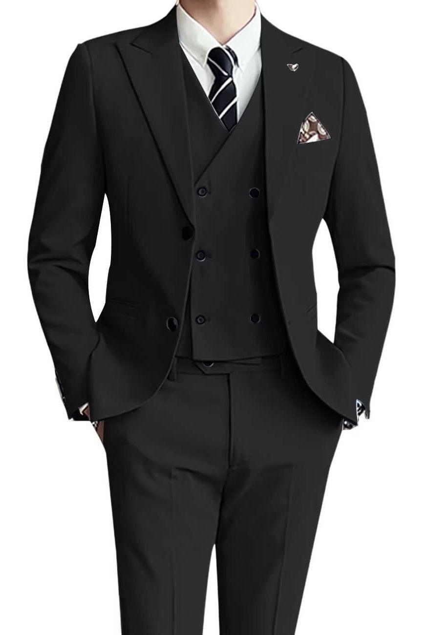 Three-piece Men's Suit Slim Fit - HEPSIBAH SHOP