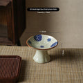 Ceramic Tall Fruit Bowl Household Afternoon Tea Snack Plate