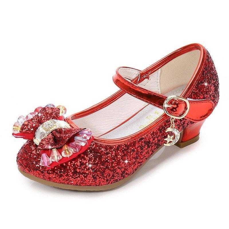 Girls princess leather shoes - HEPSIBAH SHOP