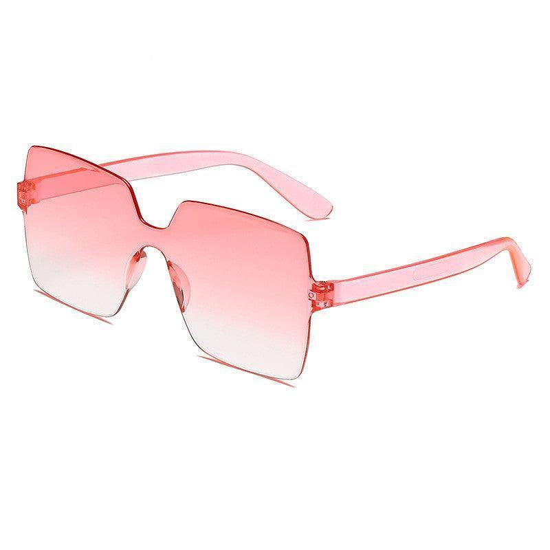 Frameless Siamese Transparent Sunglasses - HEPSIBAH SHOP