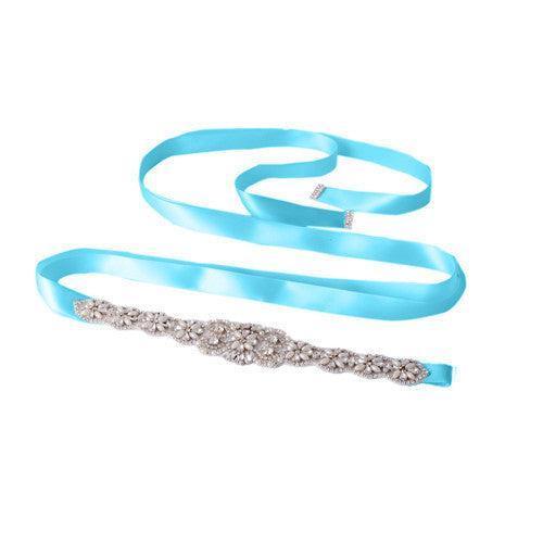 Bridal wedding belt with rhinestone decoration - HEPSIBAH SHOP