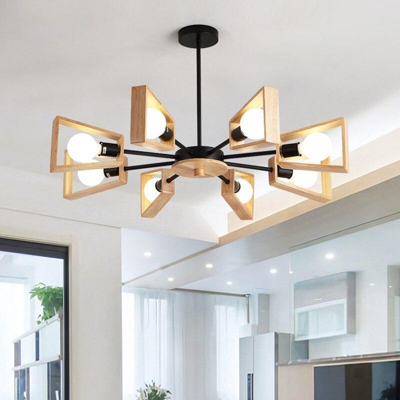 Solid Wood Bedroom Chandelier - HEPSIBAH SHOP