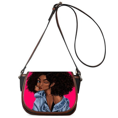 African Pu women's One Shoulder Messenger Bag - HEPSIBAH SHOP