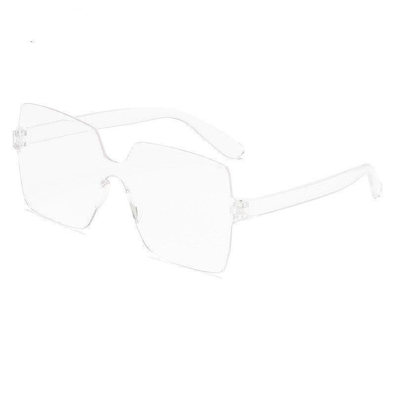 Frameless Siamese Transparent Sunglasses - HEPSIBAH SHOP