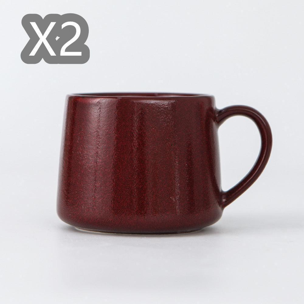 300ML Glazed Ceramic Mugs European Style