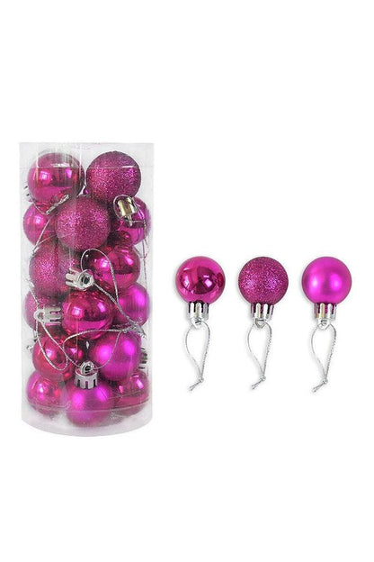 Christmas Decoration Shiny Matte Christmas Ball - HEPSIBAH SHOP