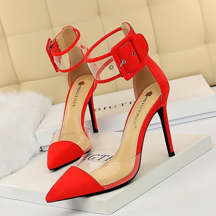 Transparent high heels - HEPSIBAH SHOP