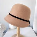 Wool Felt Hats Fine Bow Ladies - HEPSIBAH SHOP