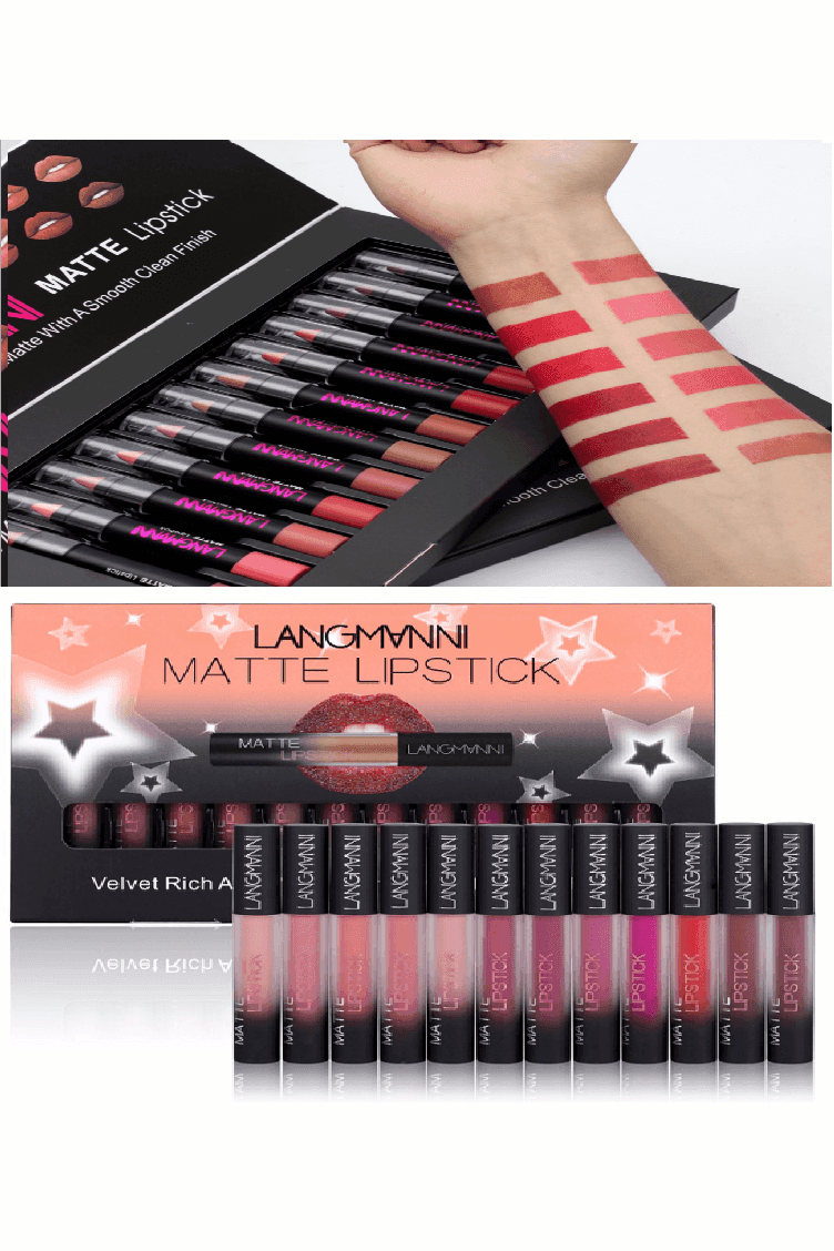 Matte Lipstick Waterproof Long-lasting - HEPSIBAH SHOP