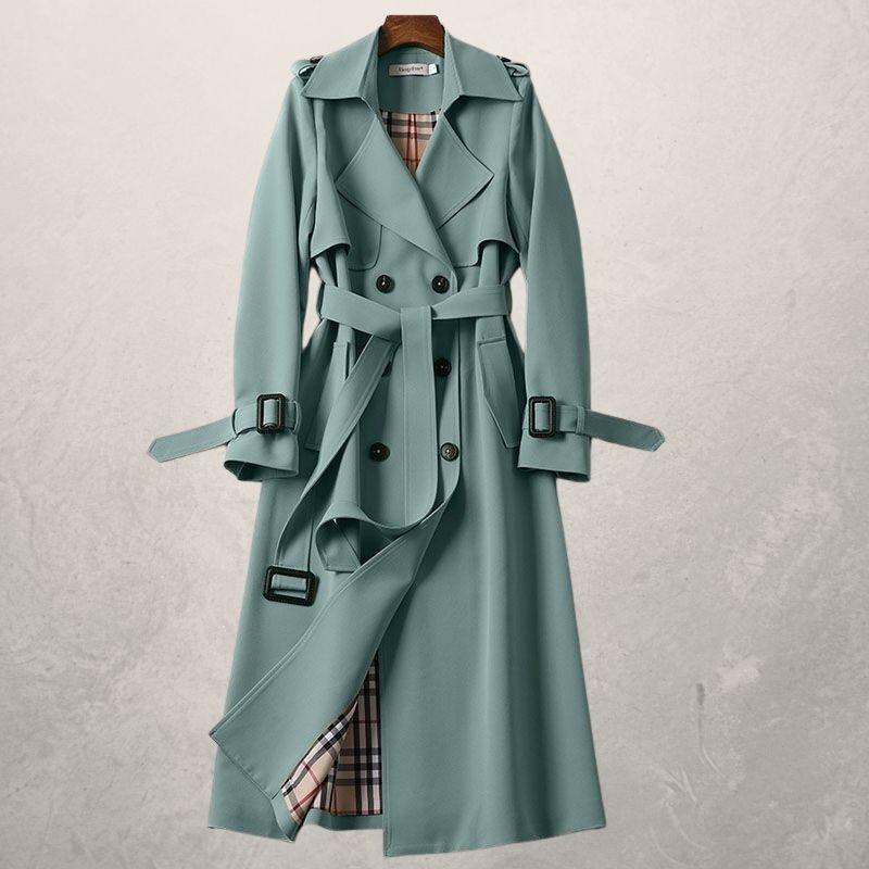 Women's Mid-length Trench Coat - HEPSIBAH SHOP