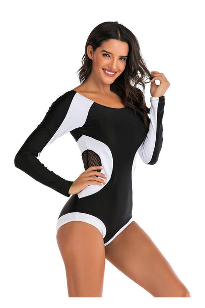 One-piece long sleeve surfing suit - HEPSIBAH SHOP