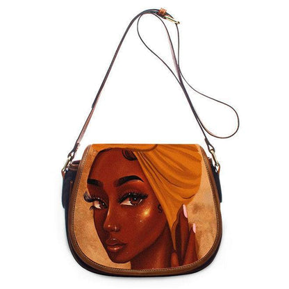 African Pu women's One Shoulder Messenger Bag - HEPSIBAH SHOP