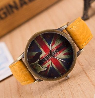 UK Flag Wrist Watch - HEPSIBAH SHOP