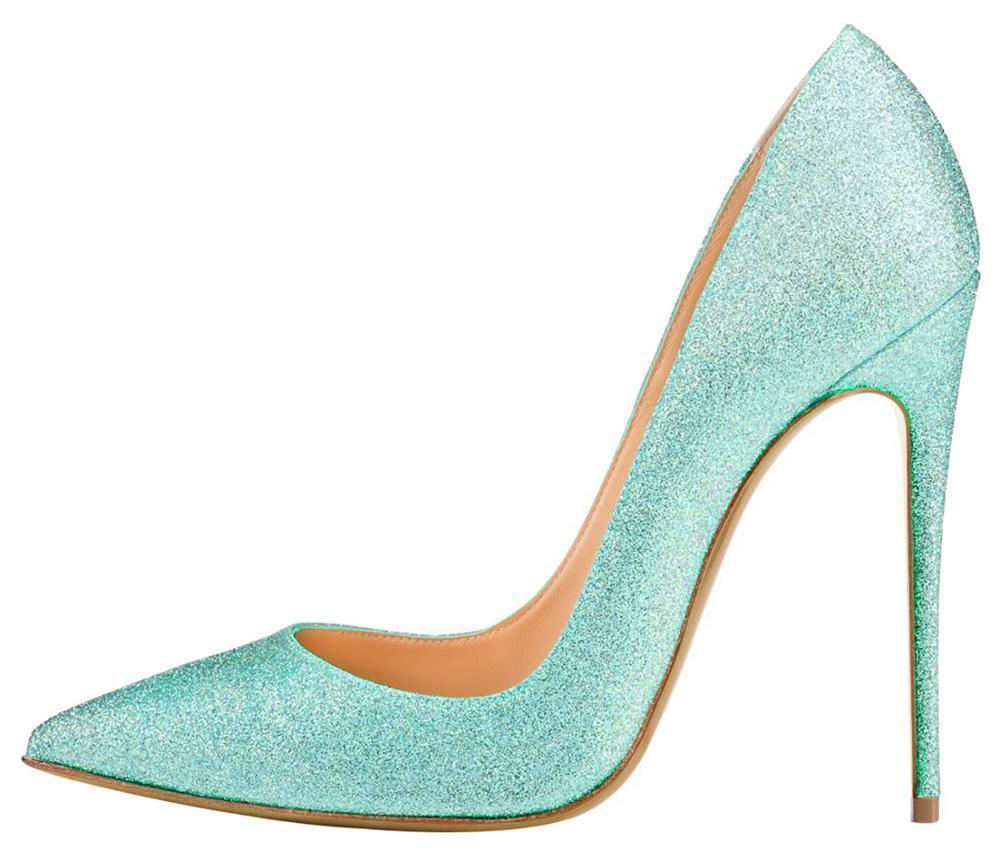 Glitter pointed high heels - HEPSIBAH SHOP