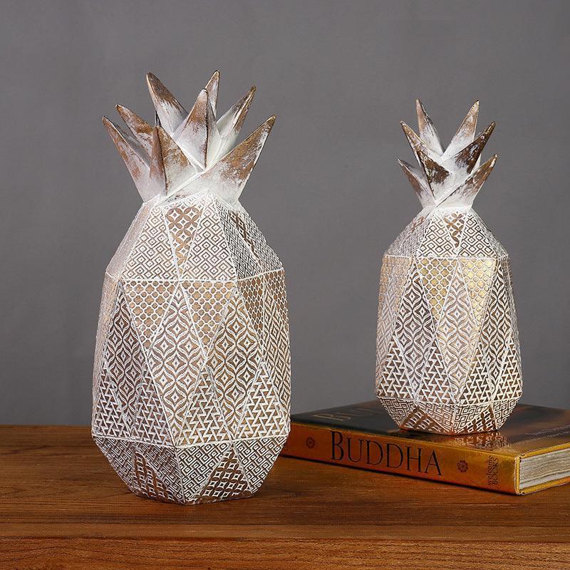 Geometric pineapple home crafts