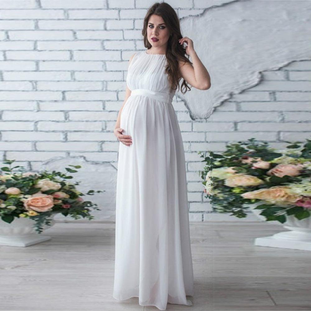 Maternity Gown Chiffon Maxi Dress - HEPSIBAH SHOP