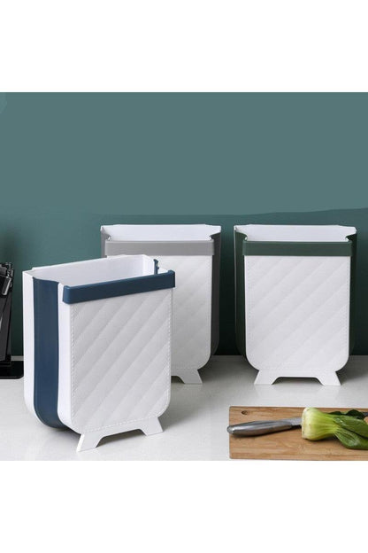 Kitchen folding trash can