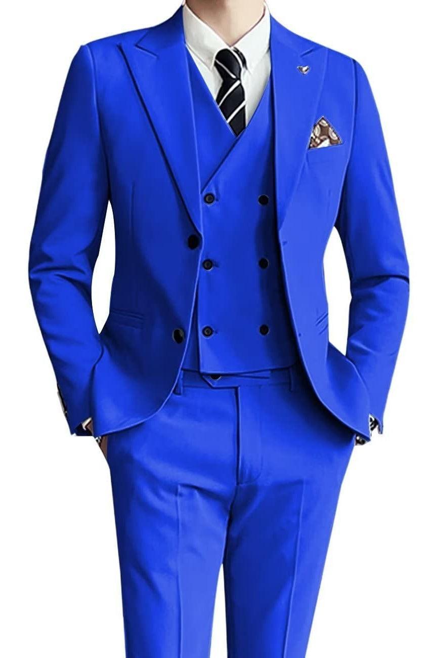 Three-piece Men's Suit Slim Fit - HEPSIBAH SHOP