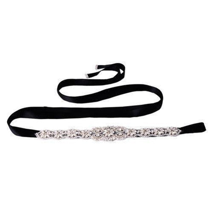 Bridal wedding belt with rhinestone decoration - HEPSIBAH SHOP