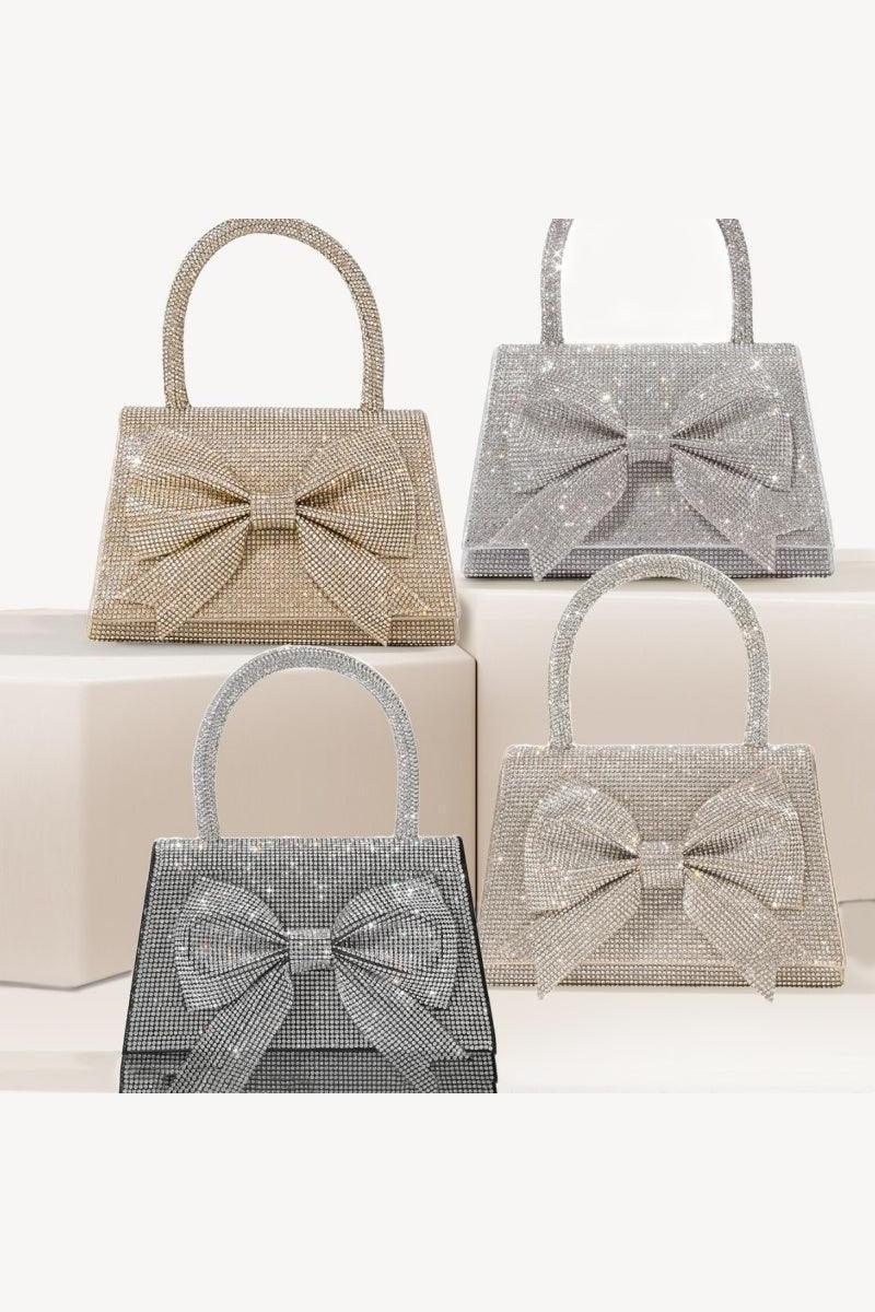 New Light Luxury Full Diamond Bow Handbag - HEPSIBAH SHOP