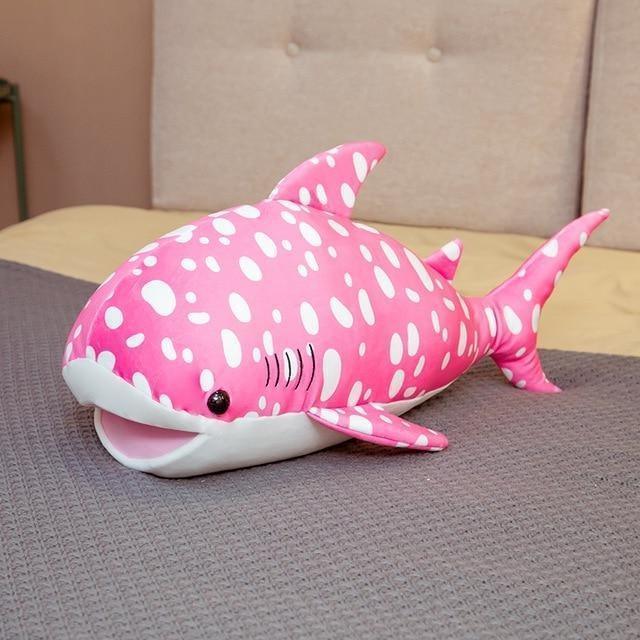 Spotted fish plush pillow