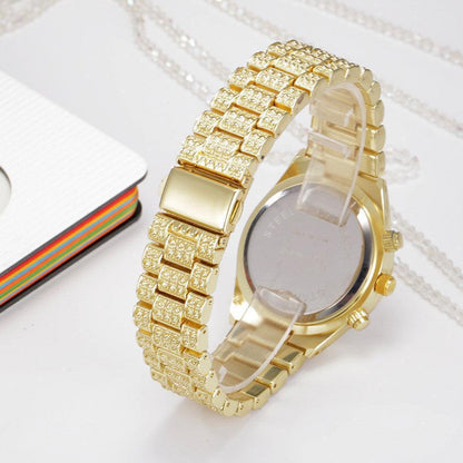 Women Crystal Quartz Analog Wrist Watch - HEPSIBAH SHOP