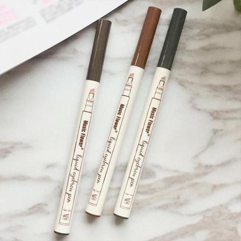 Waterproof Natural Eyebrow Pen Four-claw Eye Brow Tint Fork Tip Eyebrow Tattoo Pencil - HEPSIBAH SHOP