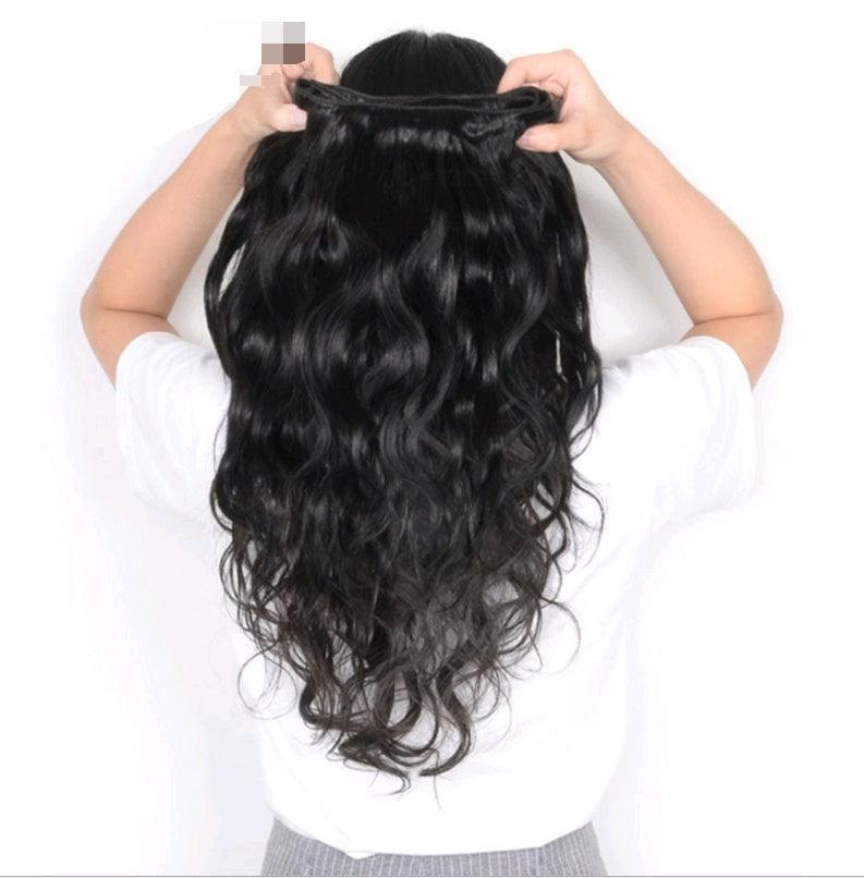 Real hair wig, hair styling hair extension, body wave human hair weaves - HEPSIBAH SHOP