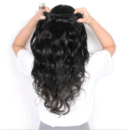 Real hair wig, hair styling hair extension, body wave human hair weaves - HEPSIBAH SHOP