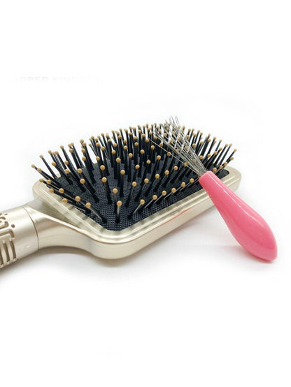 1pc Polyresin Handle Hair Brush Cleaner, Creative Hair Comb Cleaning Claw Remover, Hair Brush Cleaning Tool,Kitchen,Bathroom,Home,Household Supplies Christmas For Holiday Gift Giving