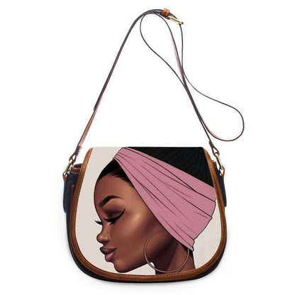 African Pu women's One Shoulder Messenger Bag - HEPSIBAH SHOP