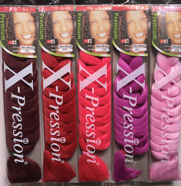 X-pression color fiber braids - HEPSIBAH SHOP