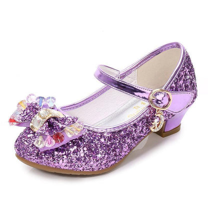 Girls princess leather shoes - HEPSIBAH SHOP