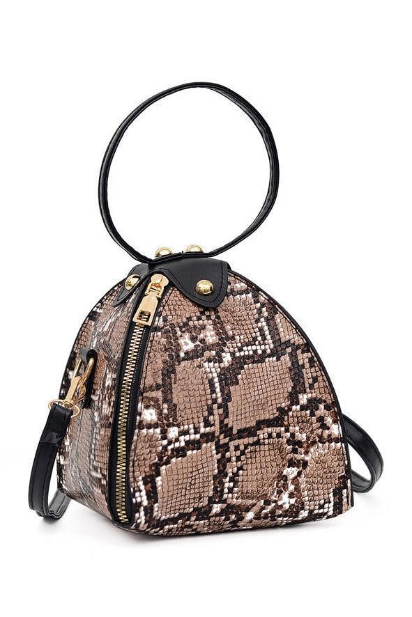 Leopard print triangle handbag - HEPSIBAH SHOP