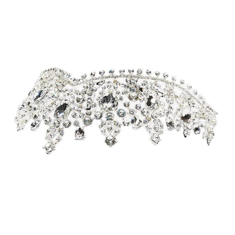 Rhinestone Crown Bridal Wedding Tiara - HEPSIBAH SHOP