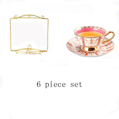 European Style Coffee Set Bone China English Afternoon Tea Cup Set Tea