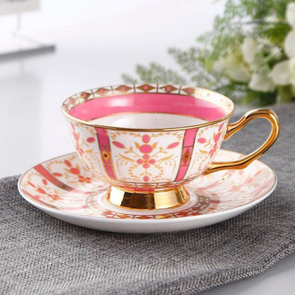 European Style Coffee Set Bone China English Afternoon Tea Cup Set Tea