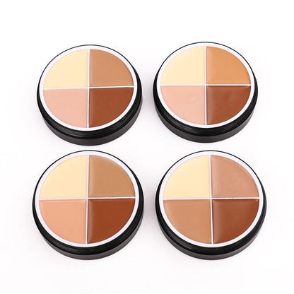 Hot Sale Nuo Foundation Cream Four-Color Concealer Toning Cosmetics - HEPSIBAH SHOP