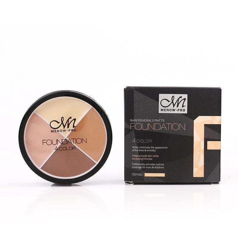 Hot Sale Nuo Foundation Cream Four-Color Concealer Toning Cosmetics - HEPSIBAH SHOP