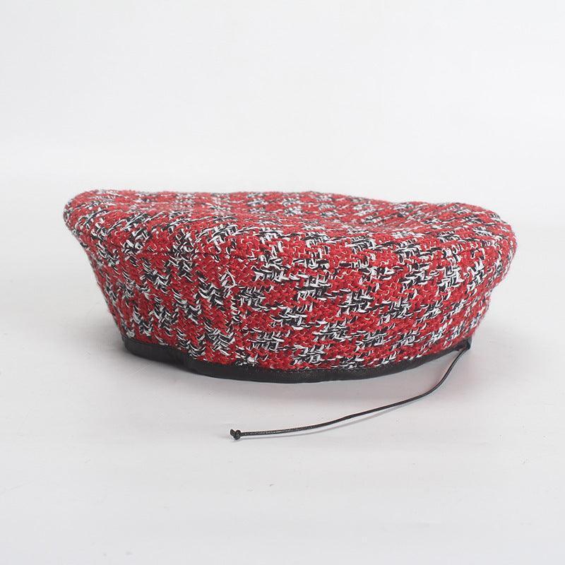 Small Fragrance Tweed Beret - HEPSIBAH SHOP