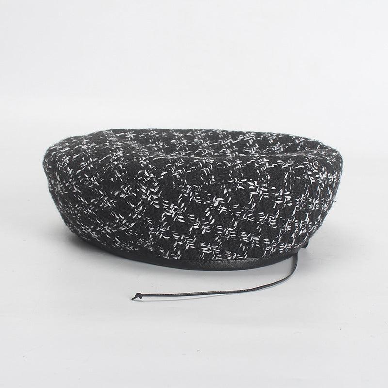 Small Fragrance Tweed Beret - HEPSIBAH SHOP