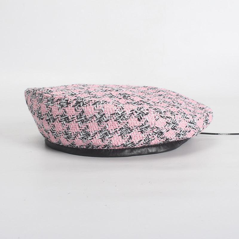 Small Fragrance Tweed Beret - HEPSIBAH SHOP