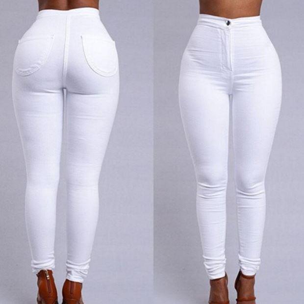 Fashion elastic jeans women leggings ladies - HEPSIBAH SHOP