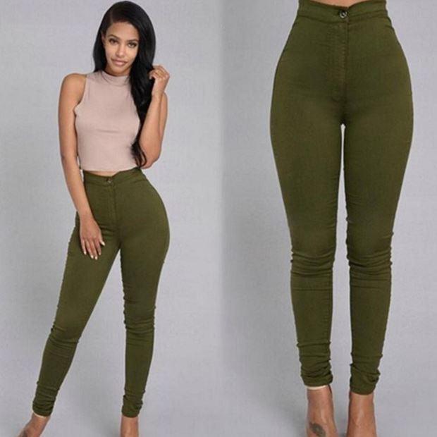 Fashion elastic jeans women leggings ladies - HEPSIBAH SHOP