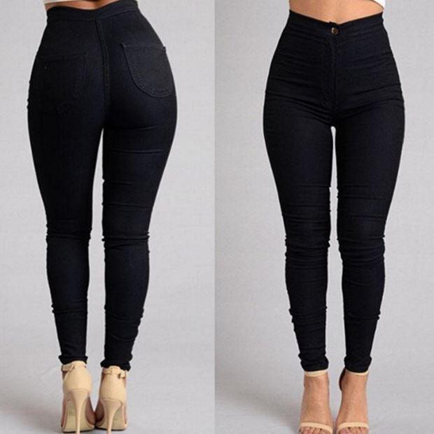 Fashion elastic jeans women leggings ladies - HEPSIBAH SHOP