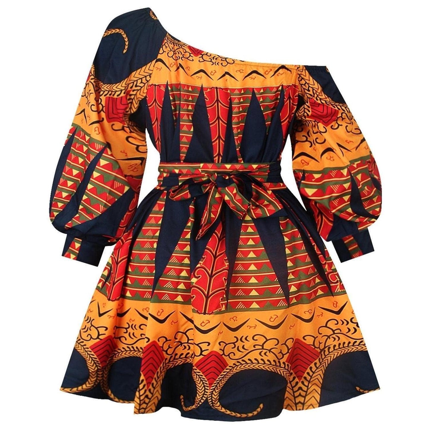 Women's Vintage African Evening Dress - HEPSIBAH SHOP