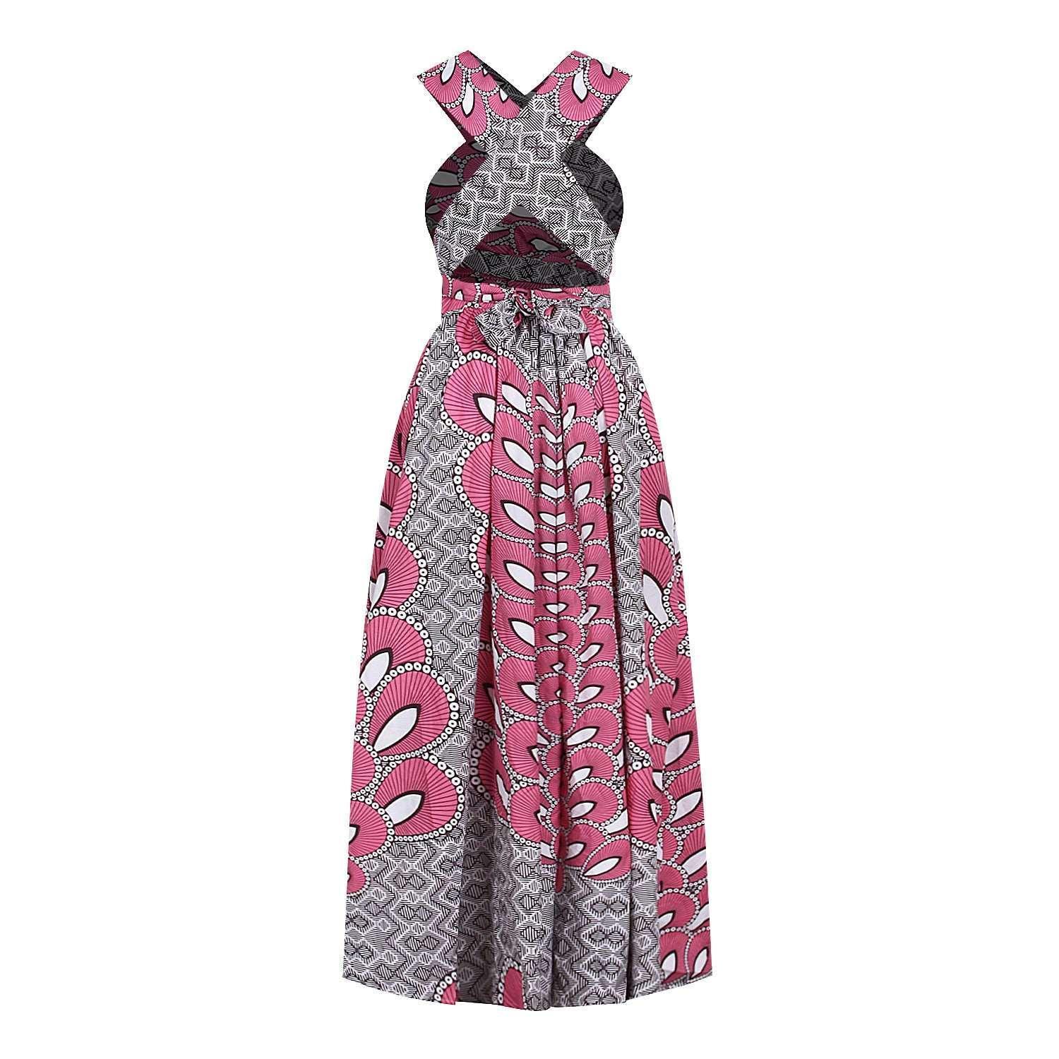 African Prints Often Wear Tie-up Dresses - HEPSIBAH SHOP