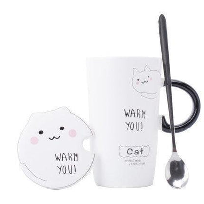 Creative Ceramic Mugs Cute Breakfast Coffee Cup Korean Versi