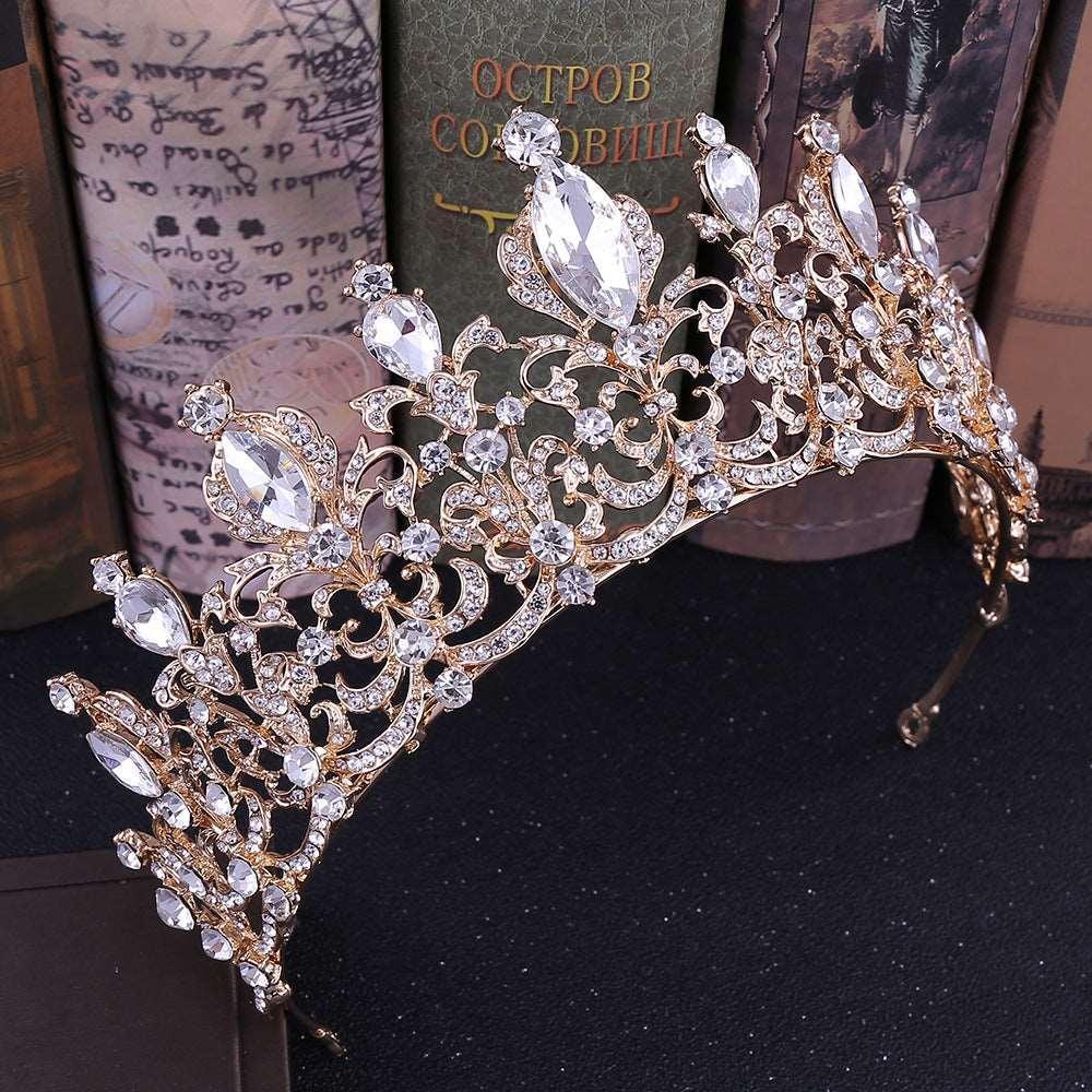 Baroque Crown Wedding Dress Accessories - HEPSIBAH SHOP